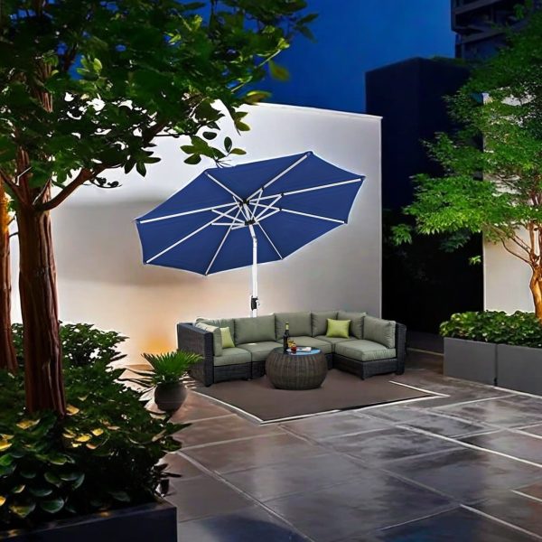 Adjustable Patio Umbrella for Garden, Deck, or Beach Retreat